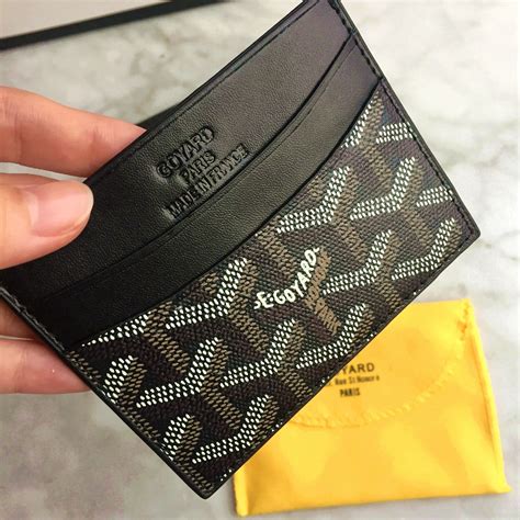 goyard card holder wallet for sale|authentic Goyard card holder.